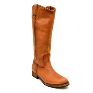 Frye Melissa Leather Button Riding Boot 7.5 New